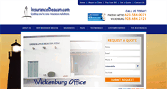 Desktop Screenshot of insurancebeacon.com